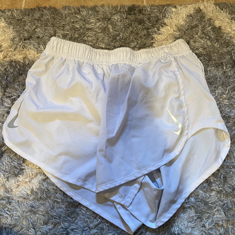 Nike Dri-FIT White Performance Shorts